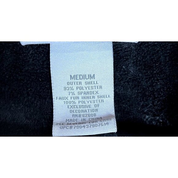 Y2K Free Country Black Fleece Lined Jacket Size Medium - Picture 5 of 8